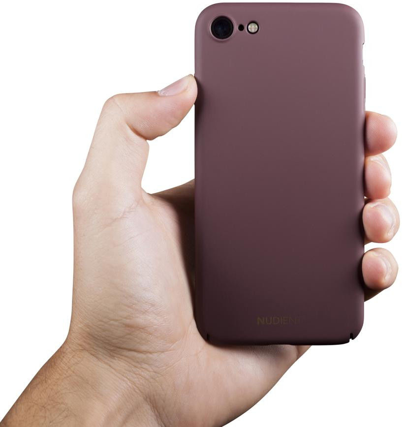 Nudient Thin Case V2 iPhone 7/8/SE2020/2022 Hoesje Back Cover Rood afbeelding 2