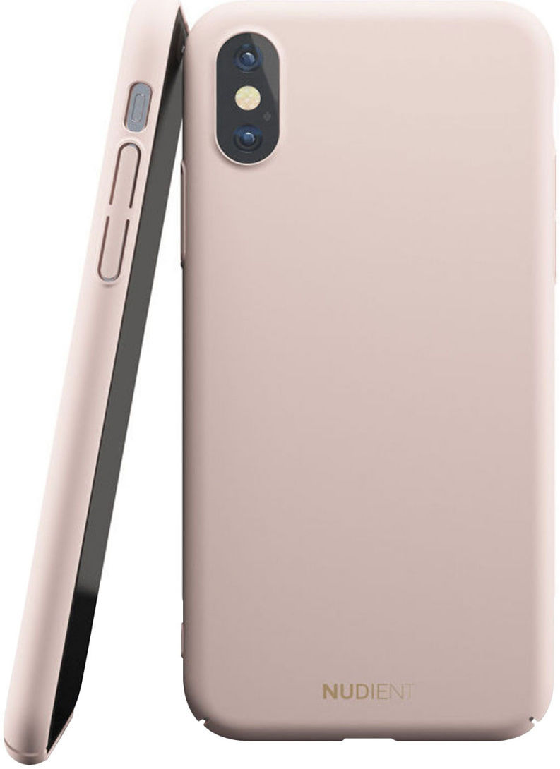 Nudient Thin Case V2 Apple iPhone X/XS Hoesje Back Cover Roze afbeelding 1