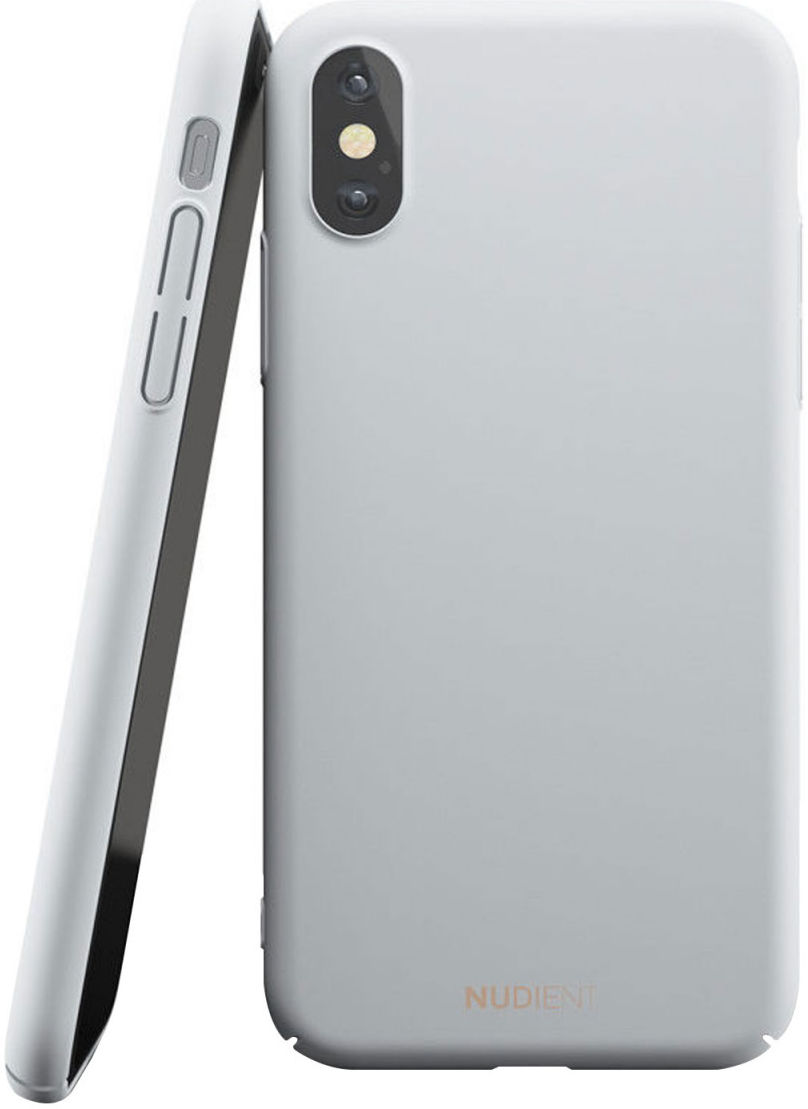 Nudient Thin Case V2 Apple iPhone X/XS Hoesje Back Cover Grijs afbeelding 1