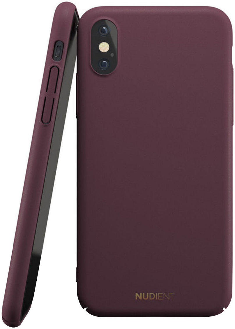 Nudient Thin Case V2 Apple iPhone X/XS Hoesje Back Cover Rood afbeelding 1