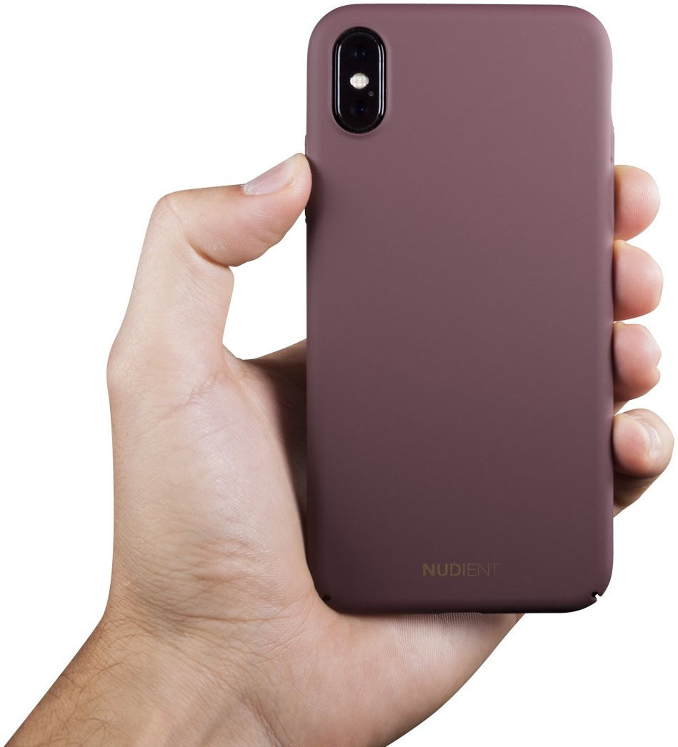 Nudient Thin Case V2 Apple iPhone X/XS Hoesje Back Cover Rood afbeelding 2