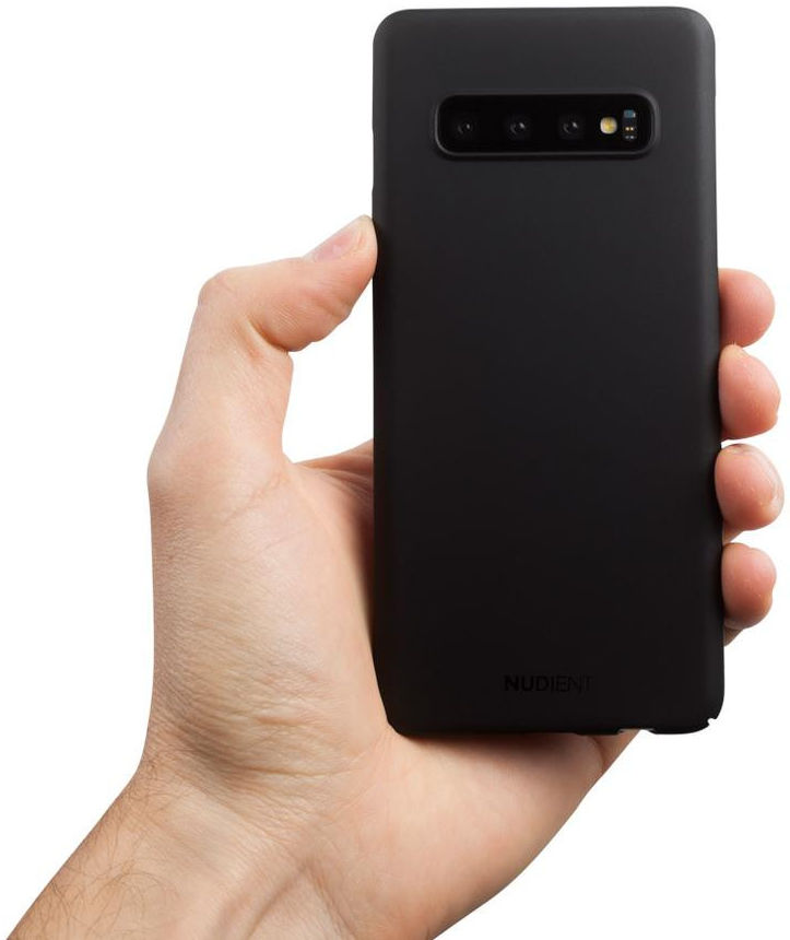 Nudient Thin Case V2 Samsung Galaxy S10 Hoesje Back Cover Zwart afbeelding 1