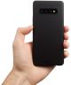 Nudient Thin Case V2 Samsung Galaxy S10 Plus Hoesje Back Cover Zwart