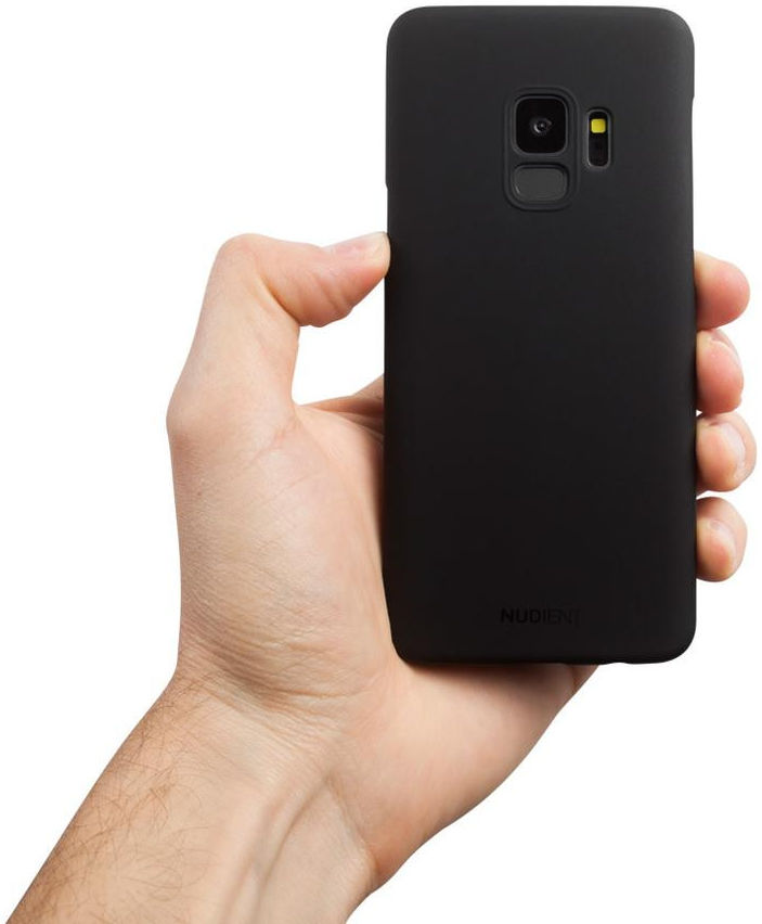 Nudient Thin Case V2 Samsung Galaxy S9 Hoesje Back Cover Zwart afbeelding 2