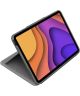 Logitech Folio Touch Apple iPad Air (2020) Hoes met Toetsenbord Grijs