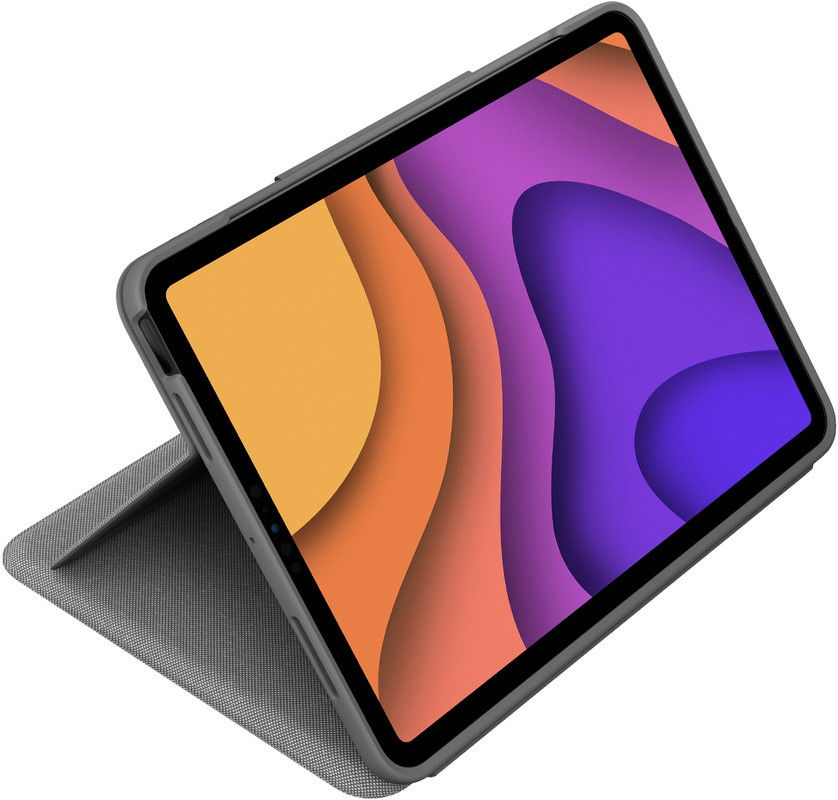 Logitech Folio Touch Apple iPad Air (2020) Hoes met Toetsenbord Grijs afbeelding 4