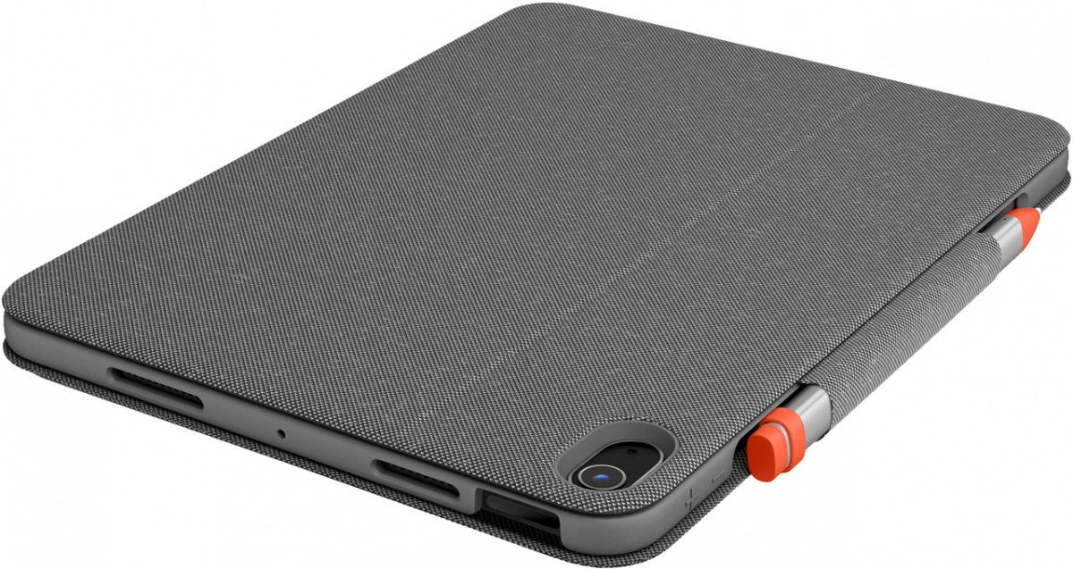Logitech Folio Touch Apple iPad Air (2020) Hoes met Toetsenbord Grijs afbeelding 7