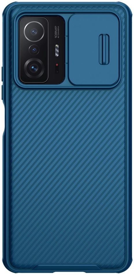 Nillkin CamShield Xiaomi 11T / 11T Pro Hoesje met Camera Slider Blauw afbeelding 1