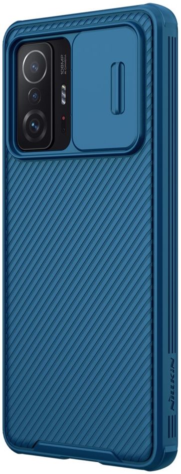 Nillkin CamShield Xiaomi 11T / 11T Pro Hoesje met Camera Slider Blauw afbeelding 13