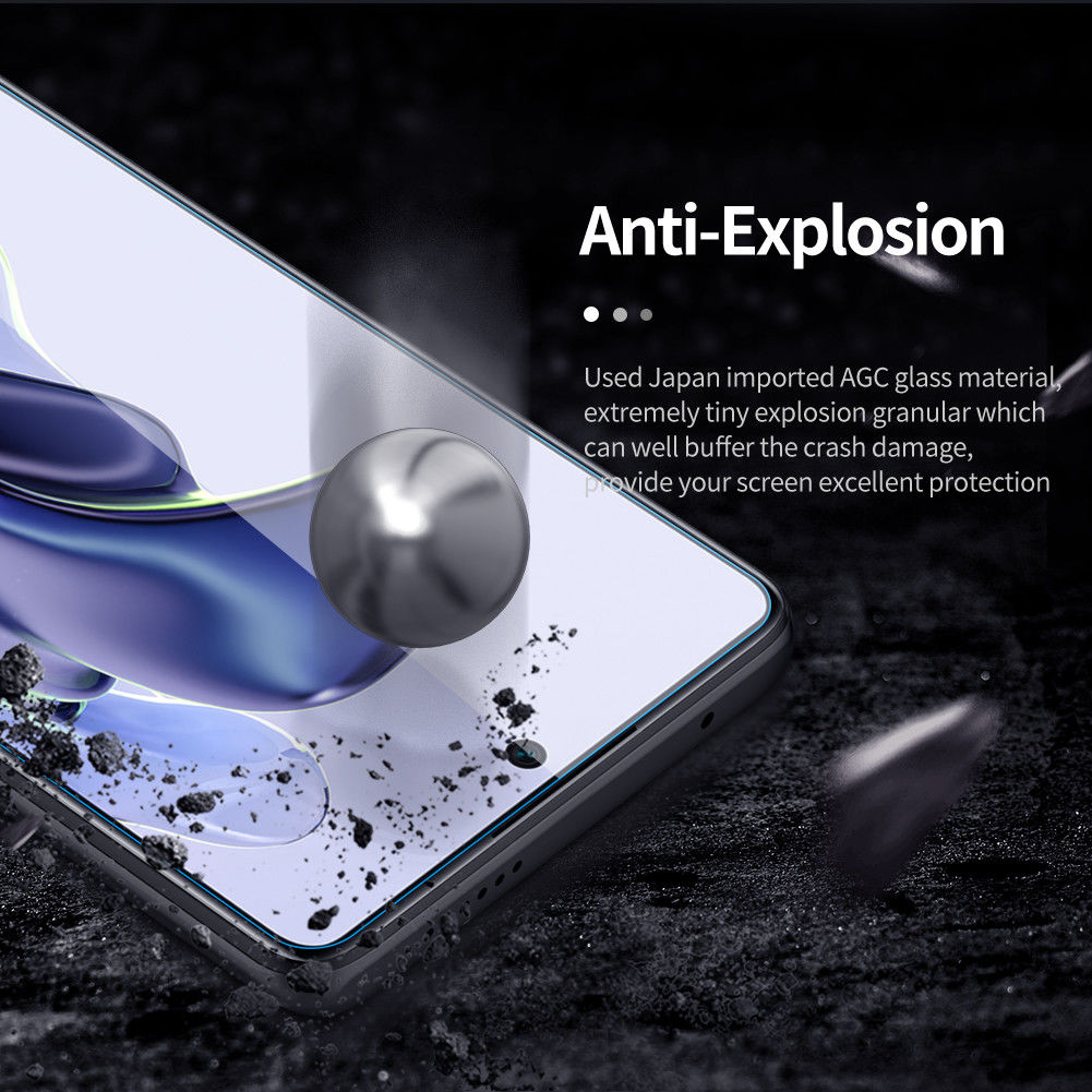 Nillkin Xiaomi 11T/11T Pro Screen Protector Anti-Explosie Glas 0.33mm afbeelding 8