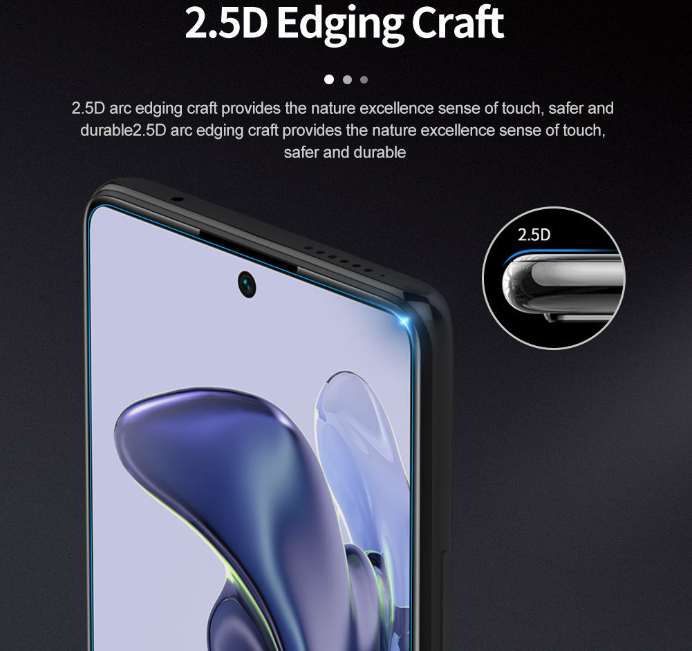 Nillkin Xiaomi 11T/11T Pro Screen Protector Anti-Explosie Glas 0.33mm afbeelding 7