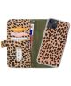 Mobilize Gelly Wallet Zipper Apple iPhone 13 Mini Hoesje Olive Leopard