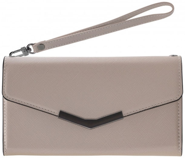 Mobilize Gelly Wallet Zipper iPhone 13 Pro Max Hoesje Beige Snake afbeelding 2