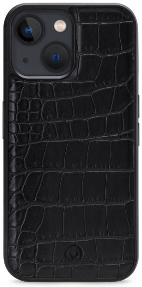 Mobilize Velvet Clutch Apple iPhone 13 Hoesje Black Croco afbeelding 2