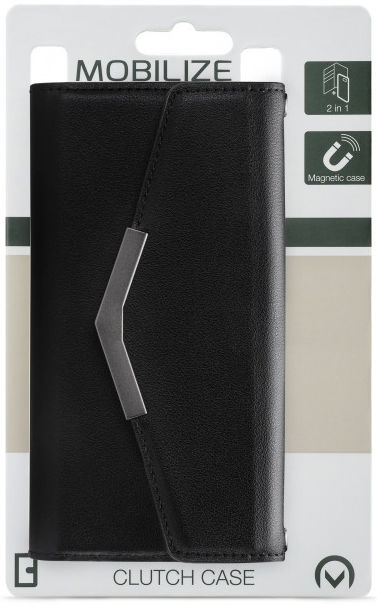 Mobilize Velvet Clutch Apple iPhone 13 Hoesje Black Croco afbeelding 7