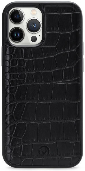 Mobilize Gelly Wallet Zipper iPhone 13 Pro Max Hoesje Black Croco afbeelding 2
