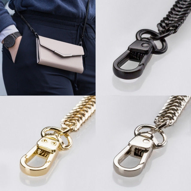 Mobilize Gelly Wallet Zipper iPhone 13 Pro Max Hoesje Black Croco afbeelding 9