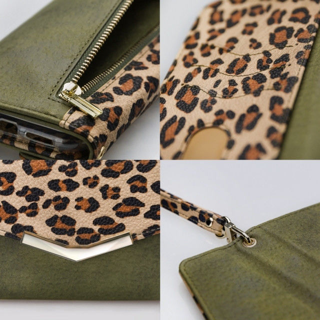 Mobilize Gelly Wallet Zipper iPhone 13 Pro Max Hoesje Green Snake afbeelding 4