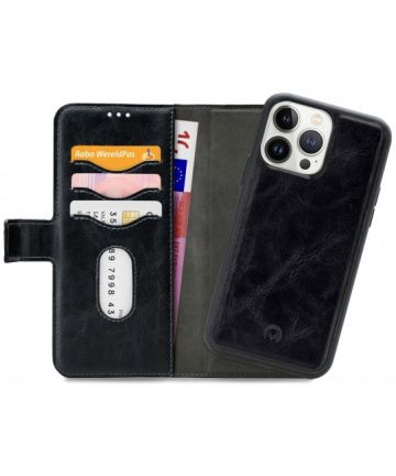 Mobilize Gelly Wallet Zipper iPhone 13 Pro Max Hoesje Zwart Hoesjes