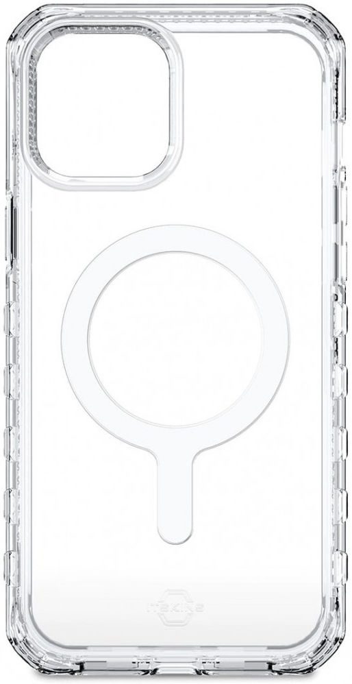 ITSKINS Supreme MagClear Apple iPhone 13 Hoesje Transparant/Wit afbeelding 1