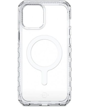 ITSKINS Supreme MagClear Apple iPhone 13 Pro Hoesje Transparant/Wit Hoesjes