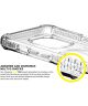 ITSKINS Supreme MagClear Apple iPhone 13 Hoesje Transparant/Grijs