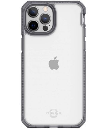 ITSKINS Hybrid Frost Apple iPhone 13 Pro Hoesje Transparant/Zwart Hoesjes