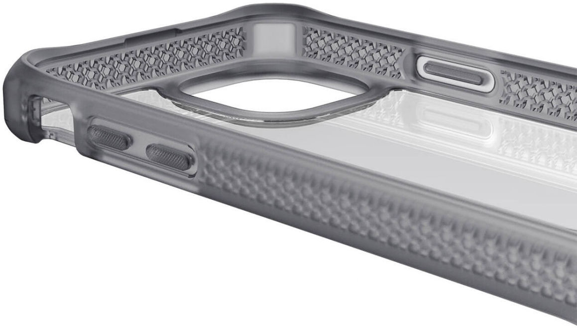 ITSKINS Hybrid Frost Apple iPhone 13 Mini Hoesje Transparant/Zwart afbeelding 2