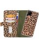 Mobilize Wallet Zipper Samsung Galaxy M22/A22 4G Hoesje Olive Leopard