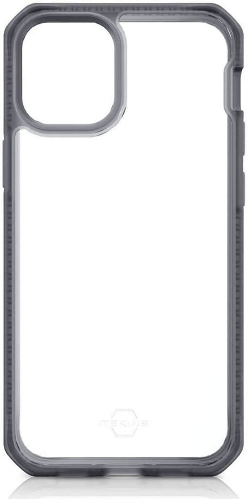 ITSKINS Hybrid Frost Apple iPhone 12 / 12 Pro Hoesje Transparant/Zwart afbeelding 4