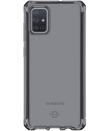 ITSKINS Spectrum Clear Samsung Galaxy A71 Hoesje Transparant Zwart Hoesjes