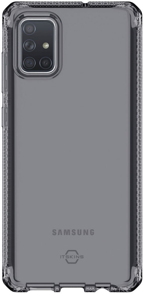 ITSKINS Spectrum Clear Samsung Galaxy A71 Hoesje Transparant Zwart afbeelding 1