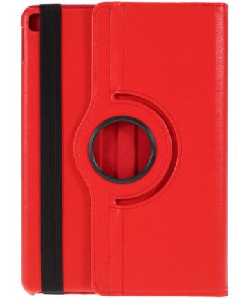 Apple iPad 10.2 2019 / 2020 / 2021 Hoes met Roterende Stand Rood Hoesjes