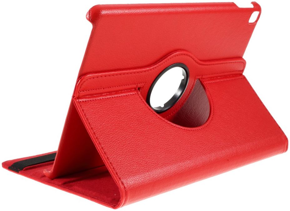 Apple iPad 10.2 2019 / 2020 / 2021 Hoes met Roterende Stand Rood afbeelding 2