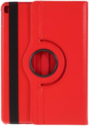 Apple iPad 10.2 2019 / 2020 / 2021 Hoes met Roterende Stand Rood afbeelding 1