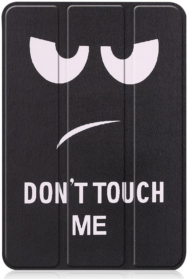 Apple iPad Mini 6 Hoes Tri-Fold Book Case met Dont Touch Me Print afbeelding 3