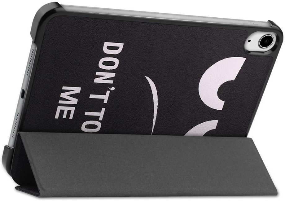 Apple iPad Mini 6 Hoes Tri-Fold Book Case met Dont Touch Me Print afbeelding 7