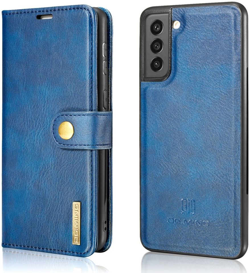 Samsung Galaxy S21 FE Hoesje 2-in-1 Book Case en Back Cover Blauw afbeelding 4