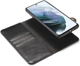 Samsung Galaxy S21 FE Hoesje 2-in-1 Book Case en Back Cover Zwart