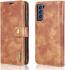 Samsung Galaxy S21 FE Hoesje 2-in-1 Book Case en Back Cover Bruin afbeelding 9