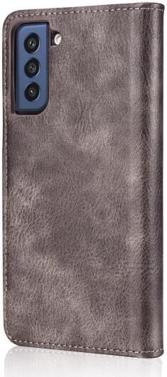 Samsung Galaxy S21 FE Hoesje 2-in-1 Book Case en Back Cover Grijs afbeelding 7