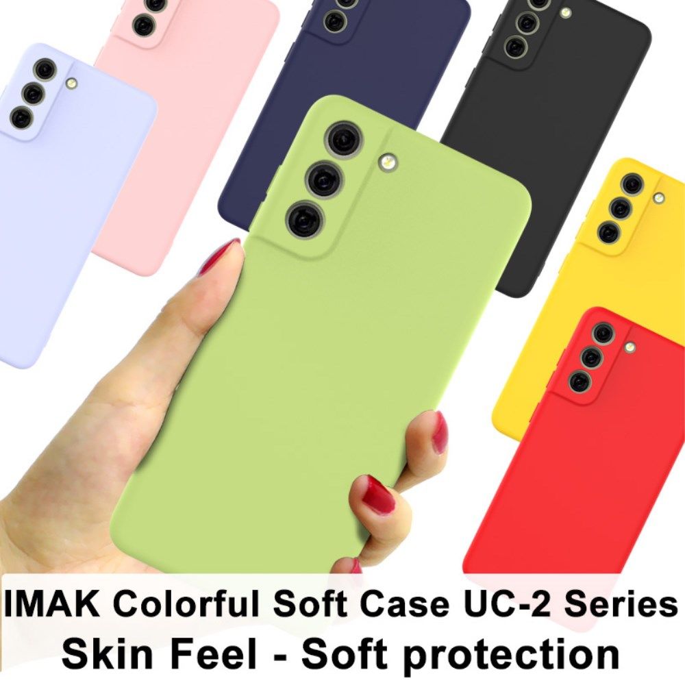 IMAK Samsung Galaxy S21 FE Hoesje Dun TPU Back Cover Groen afbeelding 5
