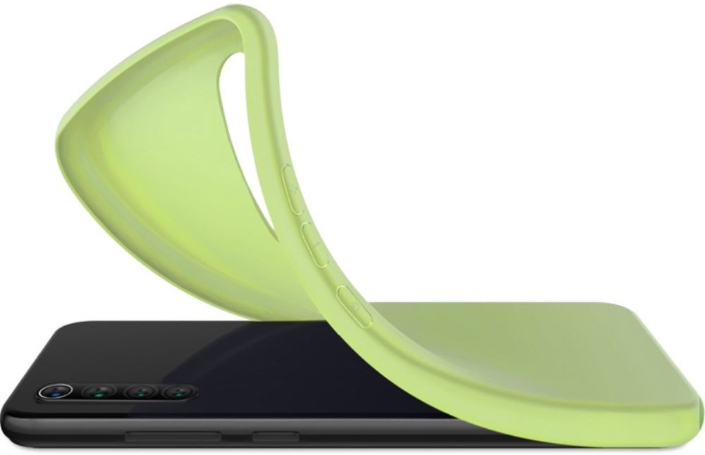 IMAK Samsung Galaxy S21 FE Hoesje Dun TPU Back Cover Groen afbeelding 3
