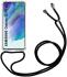 Samsung Galaxy S21 FE Hoesje met Koord Shockproof TPU Transparant afbeelding 6