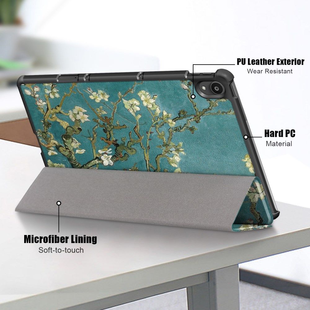 Lenovo Tab P11 / P11 Plus Hoes Tri-Fold Book Case Blossom Print afbeelding 8