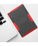 Lenovo Tab P11 Pro Hoes Hybride Back Cover met Kickstand Rood