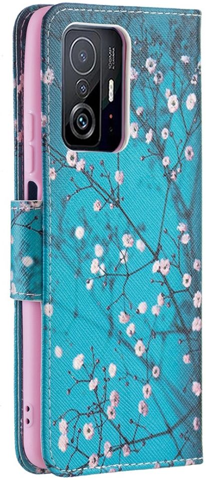 Xiaomi 11T / 11T Pro Hoesje Portemonnee Book Case met Blossom Print afbeelding 8