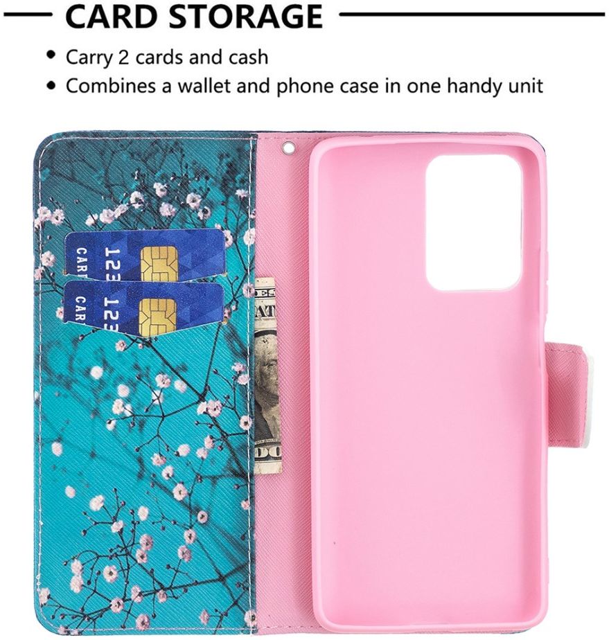 Xiaomi 11T / 11T Pro Hoesje Portemonnee Book Case met Blossom Print afbeelding 4