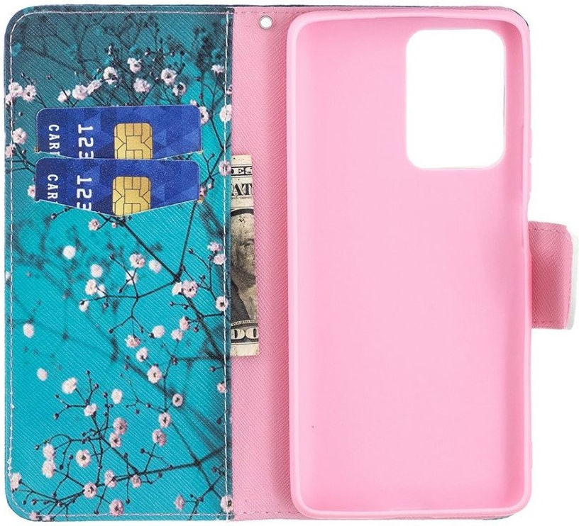Xiaomi 11T / 11T Pro Hoesje Portemonnee Book Case met Blossom Print afbeelding 2
