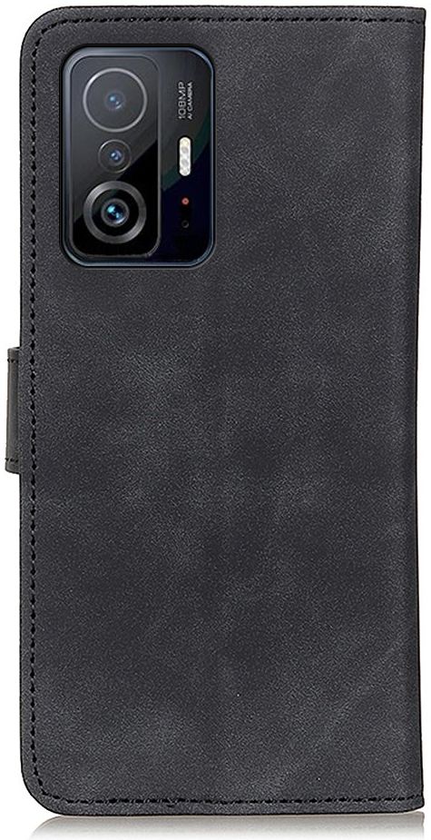 KHAZNEH Xiaomi 11T Pro / 11T Hoesje Vintage Wallet Book Case Zwart afbeelding 4
